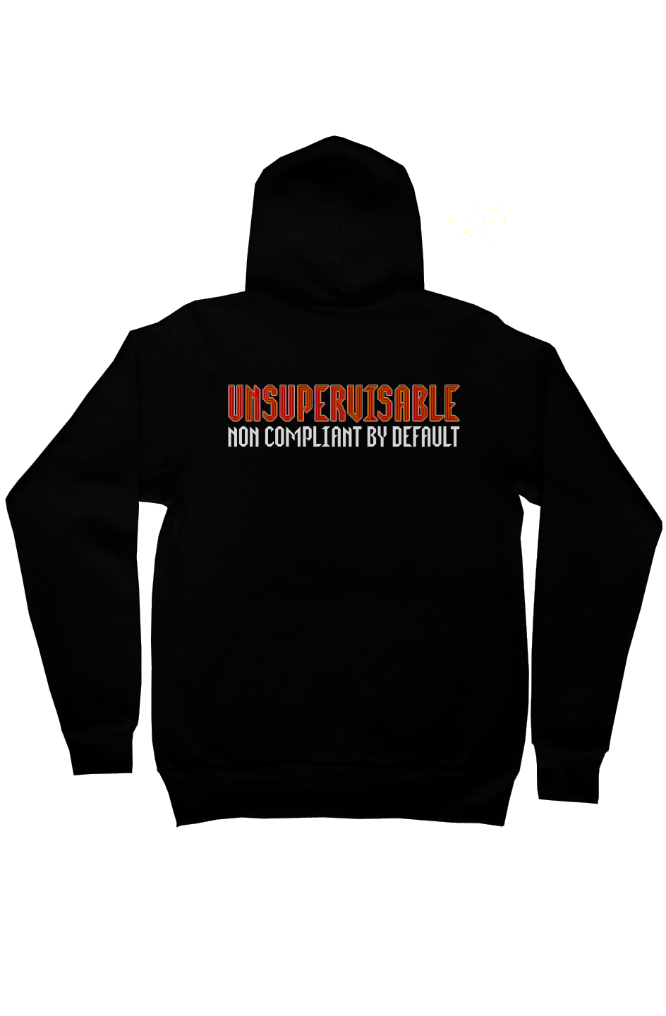 unsupervisable - hoody - black