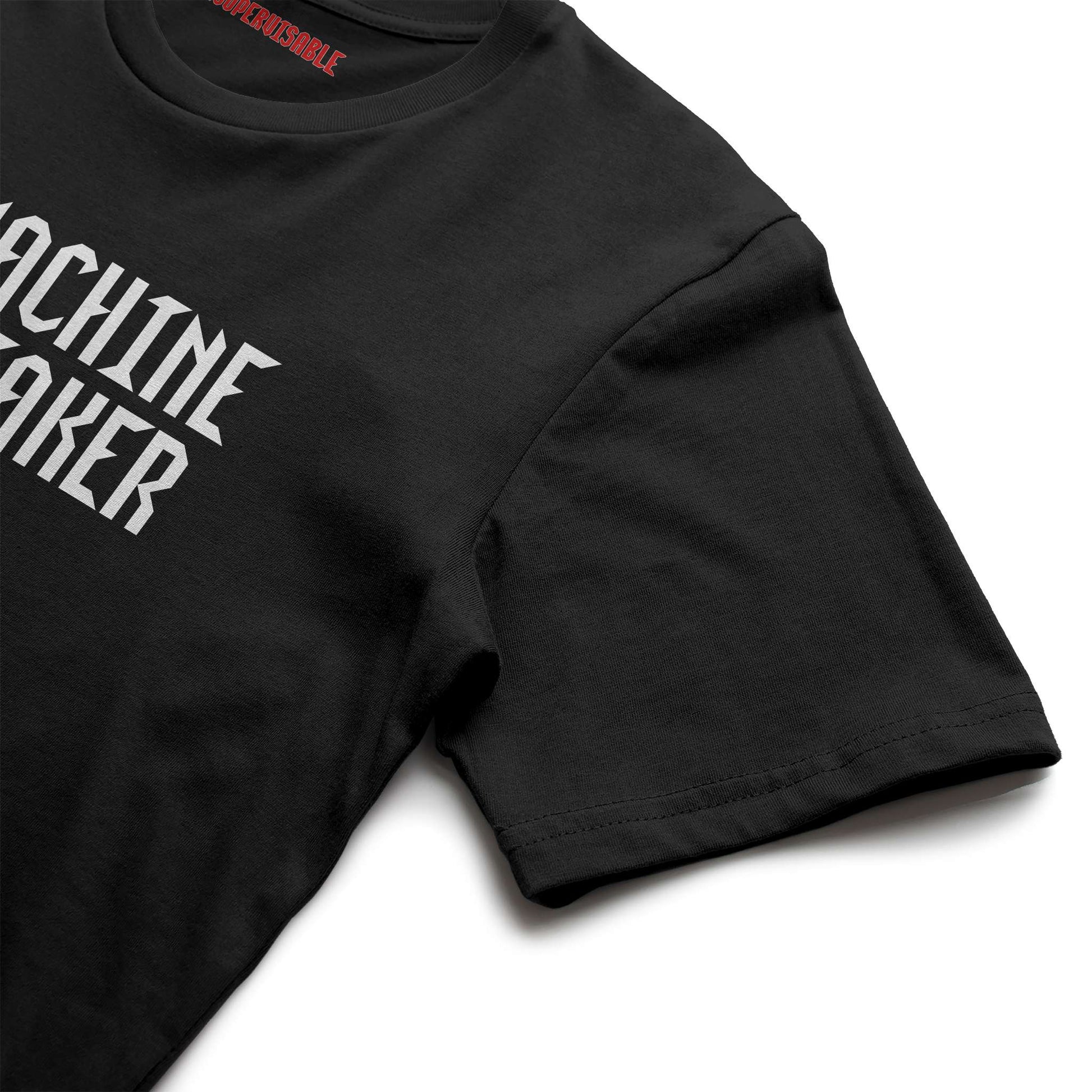 Luddite - Machine Breaker - forn and back print - black