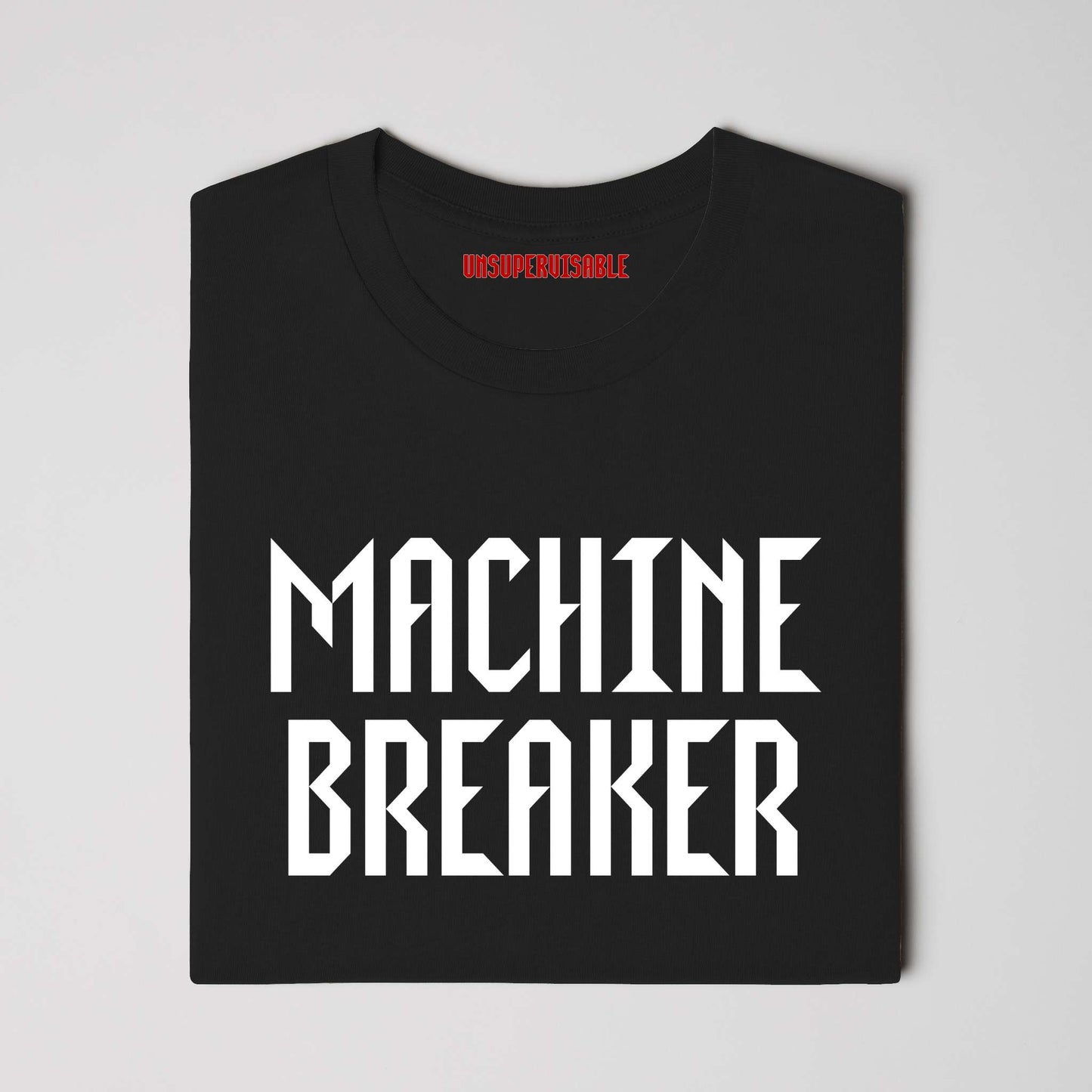 Luddite - Machine Breaker - forn and back print - black