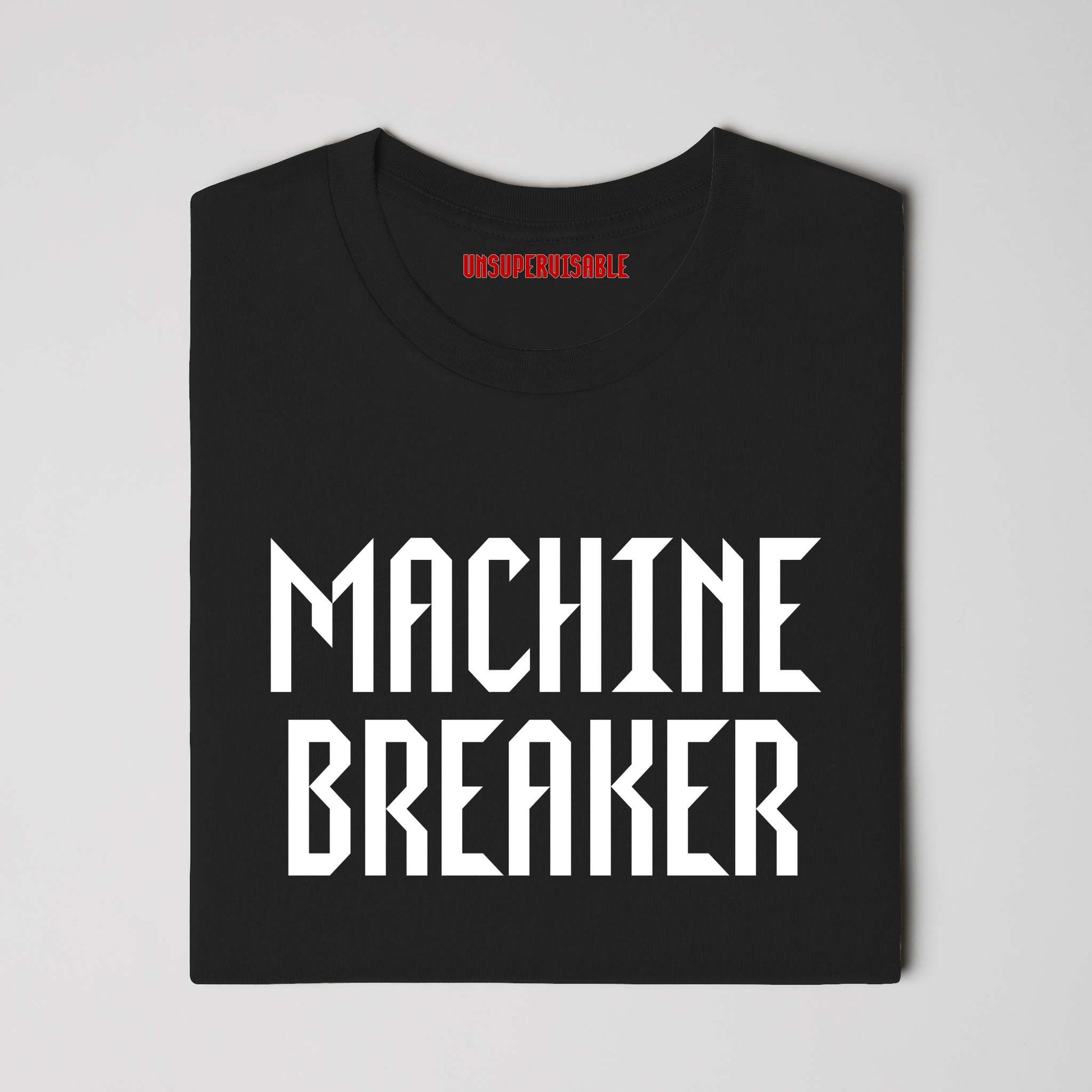 Luddite - Machine Breaker - forn and back print - black