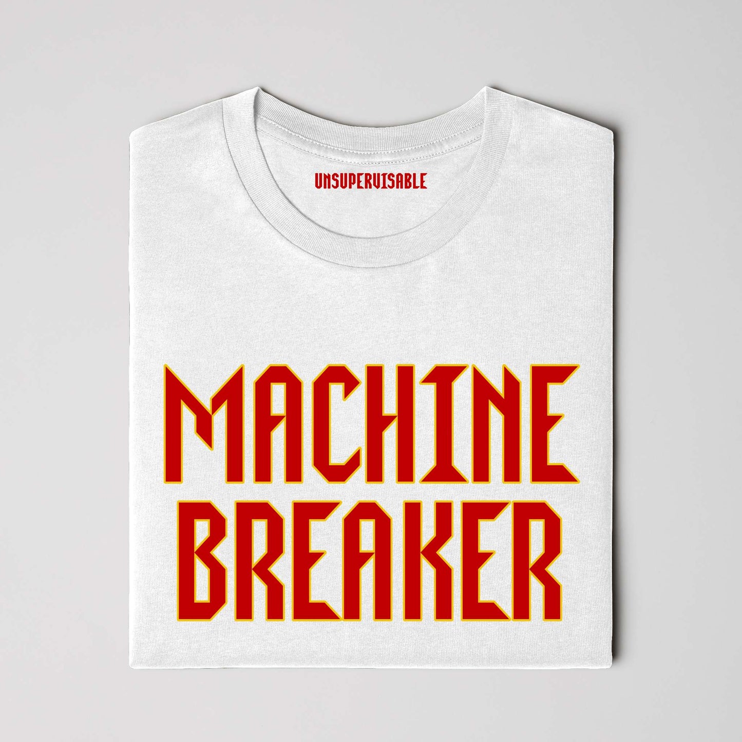 Luddite - Machine Breaker - red/yellow type
