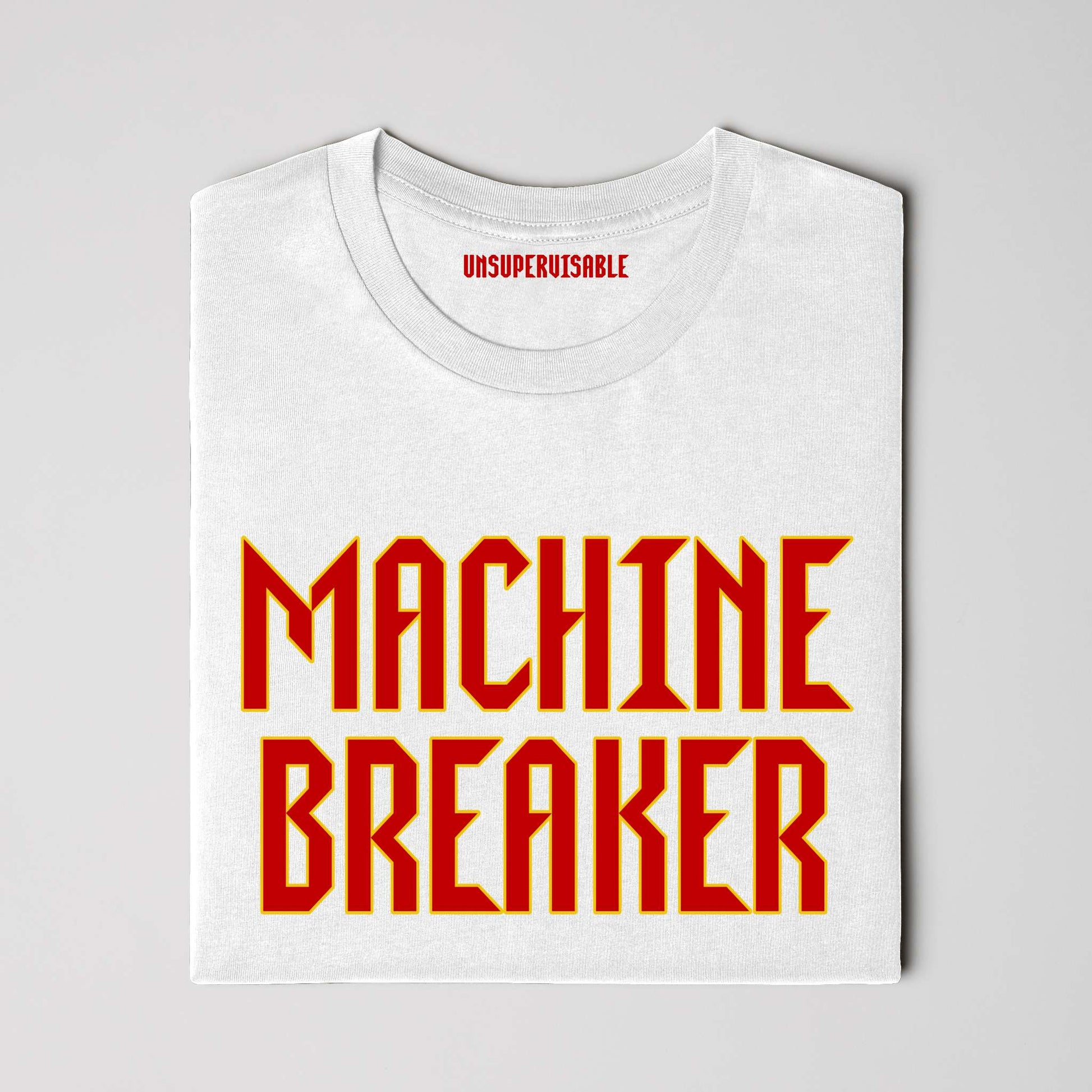 Luddite - Machine Breaker - red/yellow type