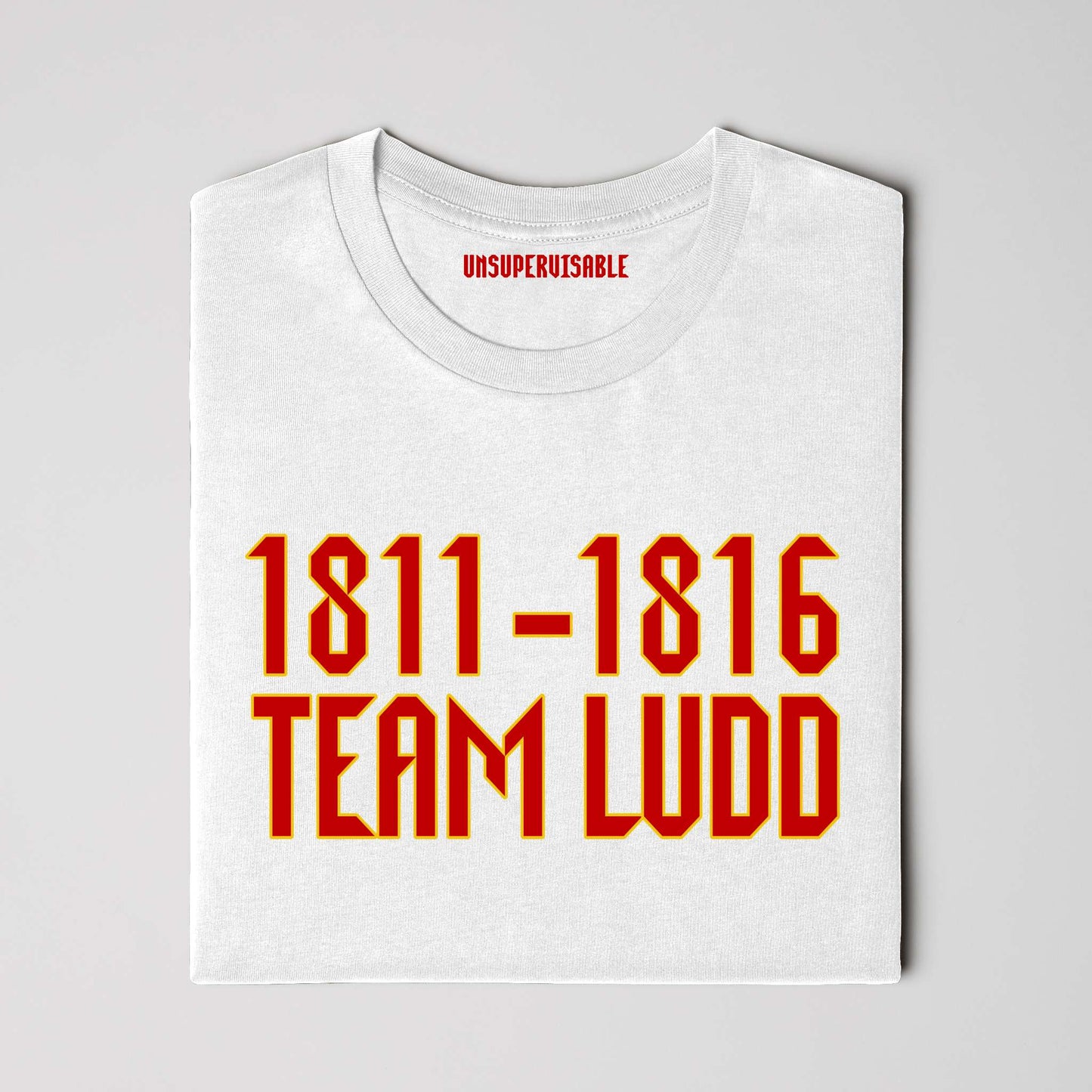 Luddite - Team Ludd - red/yellow type