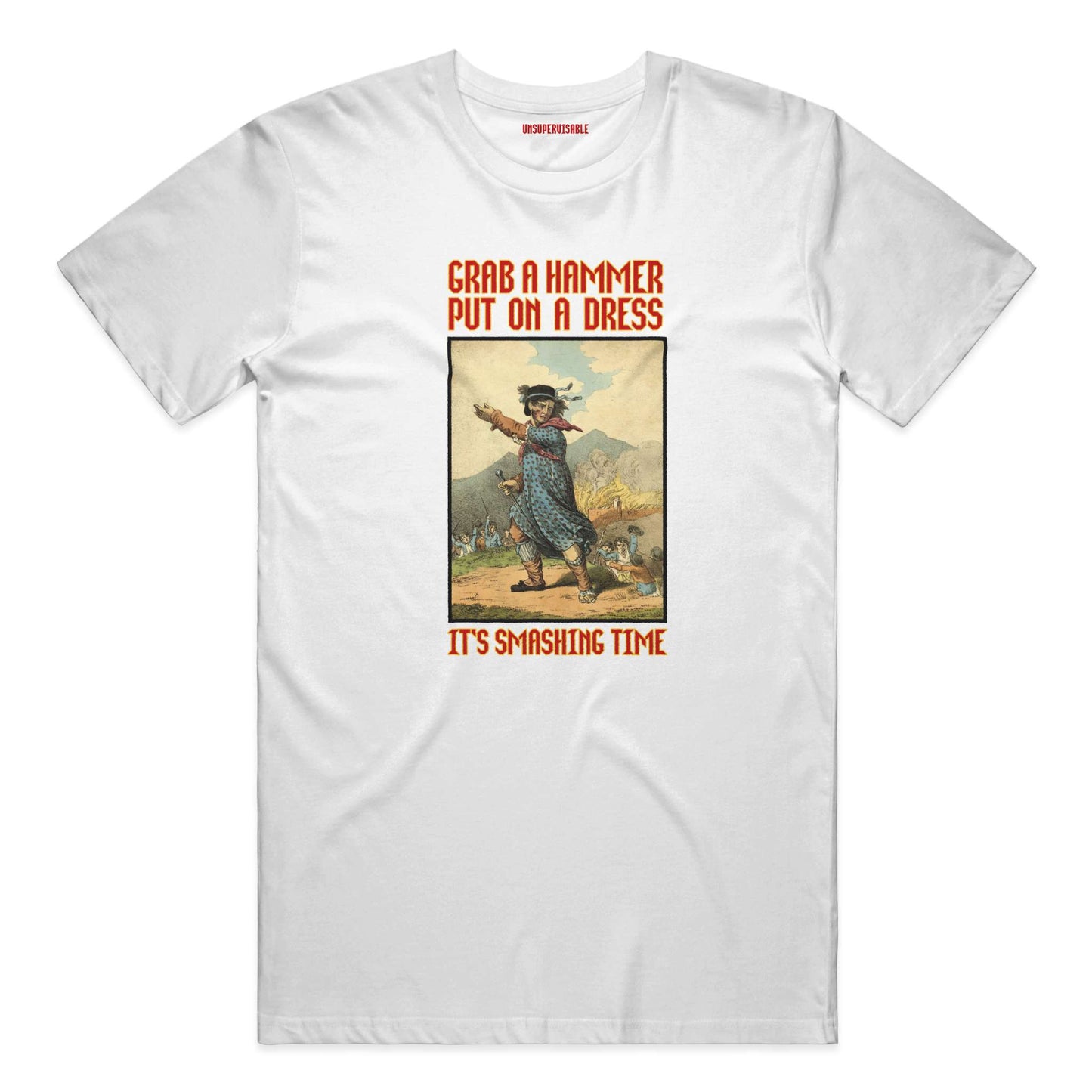 King Ludd for pride - white